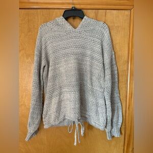 Mia & Tess Grey Knit Hoodie